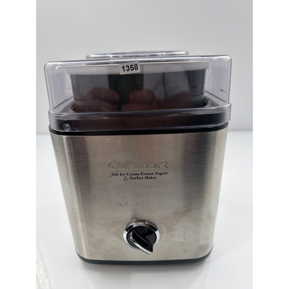 Cuisinart ICE-30BC Pure Indulgence 2 Qt Ice Cream Maker Stainless Steel
